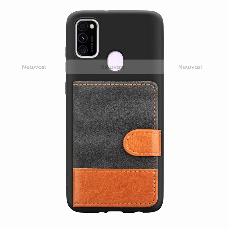 Ultra-thin Silicone Gel Soft Case Cover with Magnetic S09D for Samsung Galaxy M30s