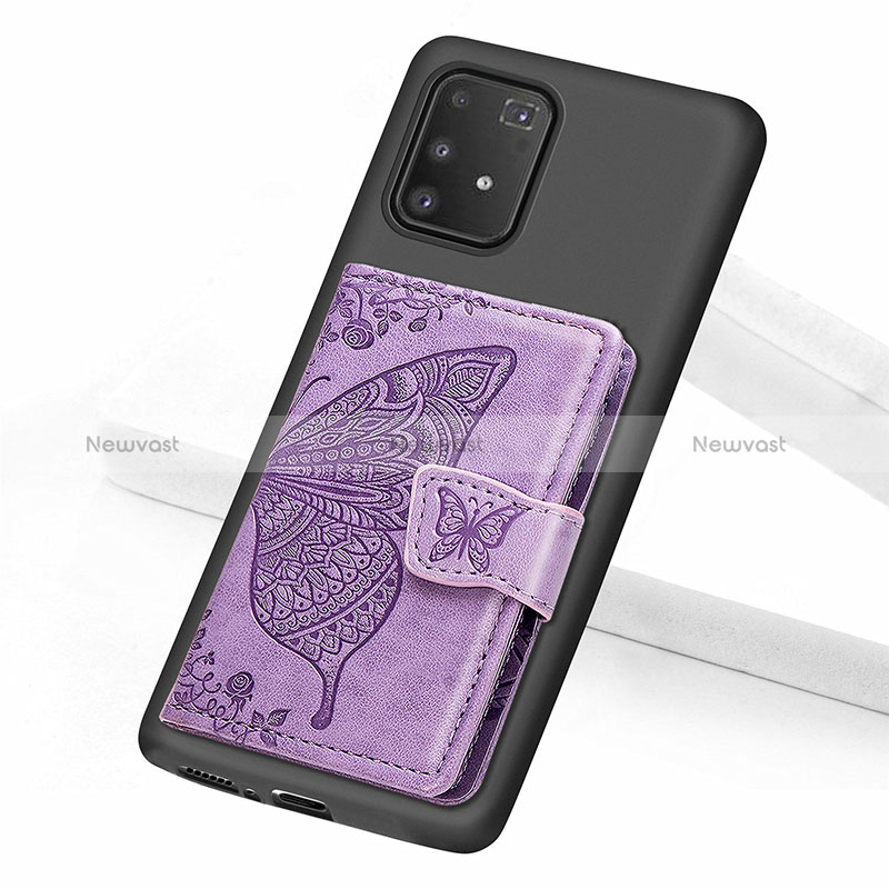 Ultra-thin Silicone Gel Soft Case Cover with Magnetic S09D for Samsung Galaxy M80S