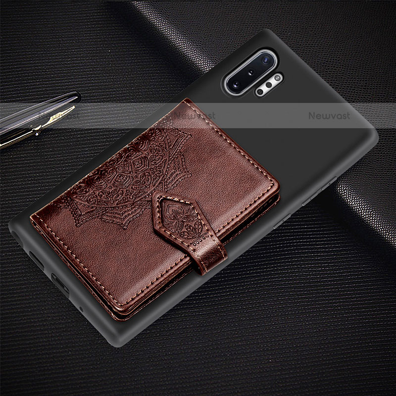 Ultra-thin Silicone Gel Soft Case Cover with Magnetic S09D for Samsung Galaxy Note 10 Plus 5G