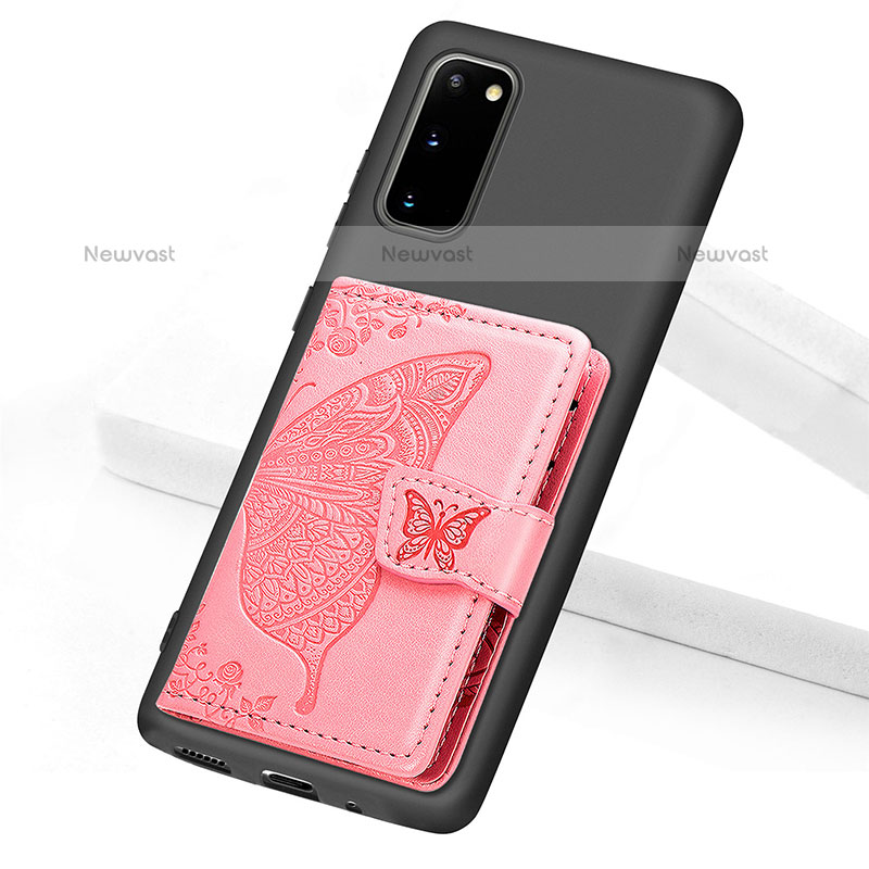 Ultra-thin Silicone Gel Soft Case Cover with Magnetic S09D for Samsung Galaxy S20