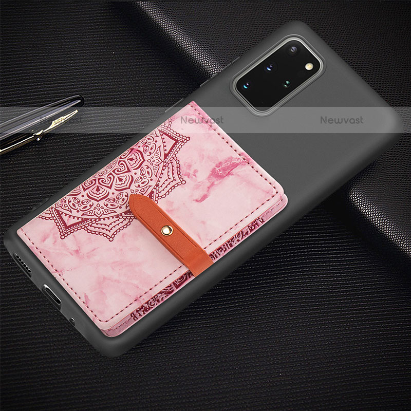 Ultra-thin Silicone Gel Soft Case Cover with Magnetic S09D for Samsung Galaxy S20 Plus