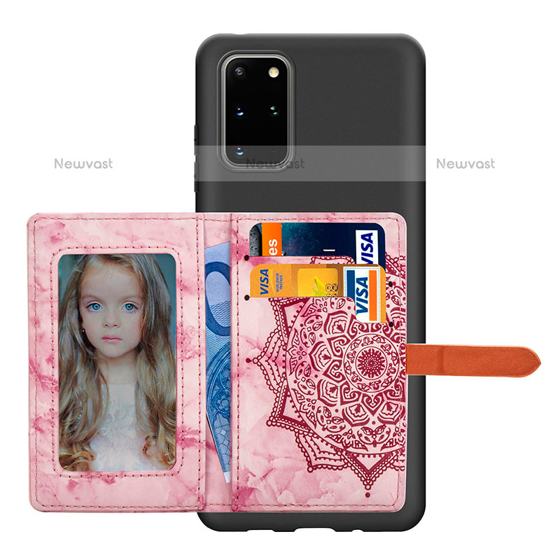 Ultra-thin Silicone Gel Soft Case Cover with Magnetic S09D for Samsung Galaxy S20 Plus