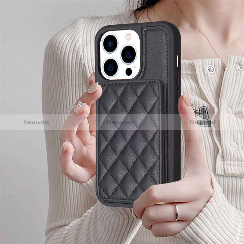 Ultra-thin Silicone Gel Soft Case Cover with Magnetic S10D for Apple iPhone 13 Pro