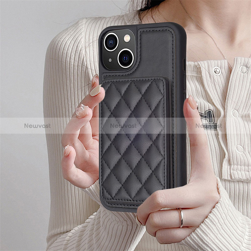 Ultra-thin Silicone Gel Soft Case Cover with Magnetic S10D for Apple iPhone 15