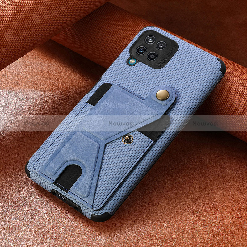 Ultra-thin Silicone Gel Soft Case Cover with Magnetic S10D for Samsung Galaxy A12 5G