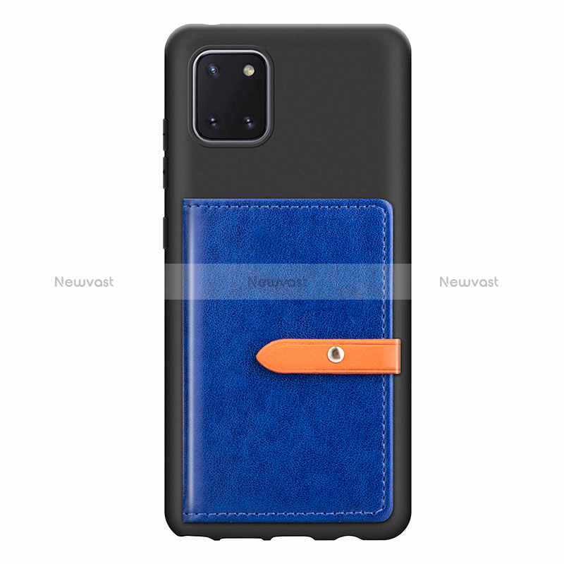 Ultra-thin Silicone Gel Soft Case Cover with Magnetic S10D for Samsung Galaxy A81