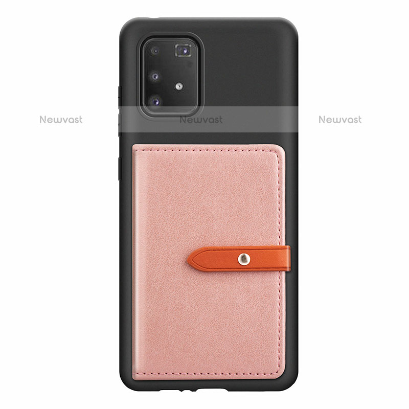 Ultra-thin Silicone Gel Soft Case Cover with Magnetic S10D for Samsung Galaxy A91