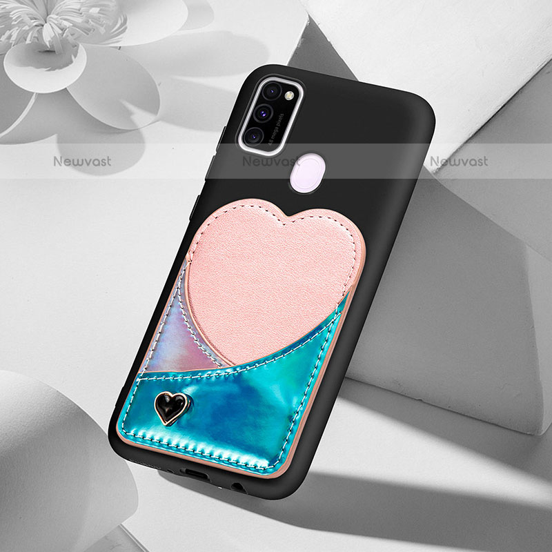 Ultra-thin Silicone Gel Soft Case Cover with Magnetic S10D for Samsung Galaxy M30s