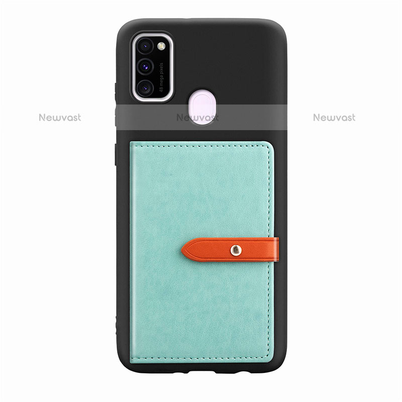 Ultra-thin Silicone Gel Soft Case Cover with Magnetic S11D for Samsung Galaxy M30s