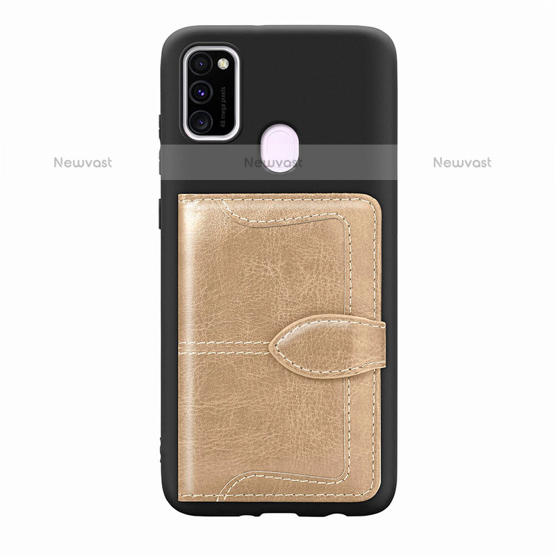 Ultra-thin Silicone Gel Soft Case Cover with Magnetic S12D for Samsung Galaxy M30s