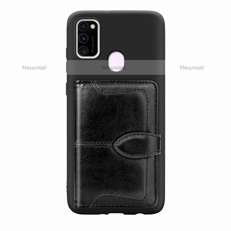 Ultra-thin Silicone Gel Soft Case Cover with Magnetic S12D for Samsung Galaxy M30s