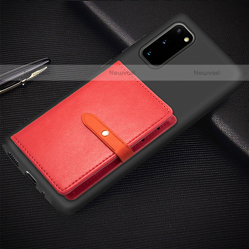 Ultra-thin Silicone Gel Soft Case Cover with Magnetic S12D for Samsung Galaxy S20 5G