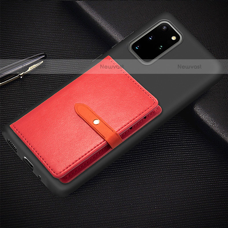 Ultra-thin Silicone Gel Soft Case Cover with Magnetic S12D for Samsung Galaxy S20 Plus 5G