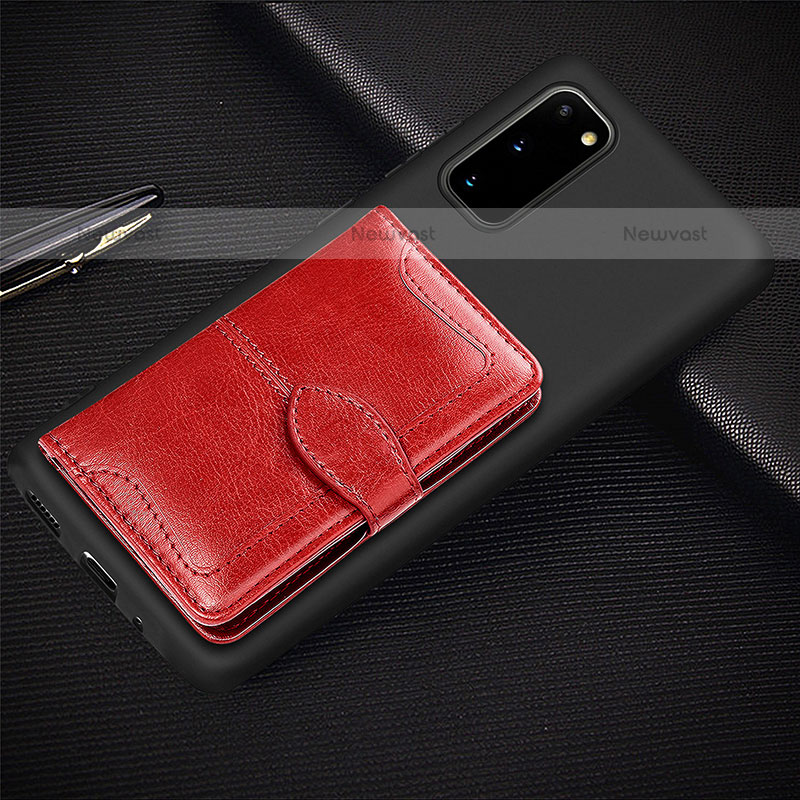 Ultra-thin Silicone Gel Soft Case Cover with Magnetic S13D for Samsung Galaxy S20