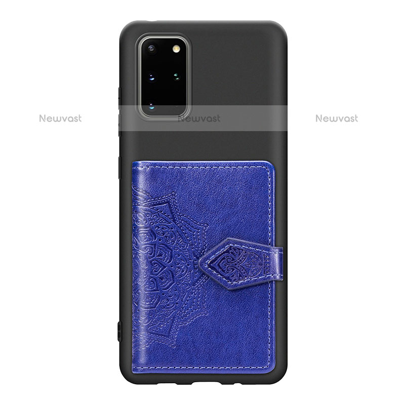 Ultra-thin Silicone Gel Soft Case Cover with Magnetic S13D for Samsung Galaxy S20 Plus 5G