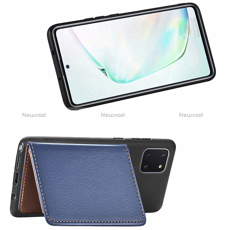 Ultra-thin Silicone Gel Soft Case Cover with Magnetic S15D for Samsung Galaxy A81