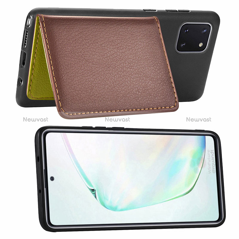 Ultra-thin Silicone Gel Soft Case Cover with Magnetic S15D for Samsung Galaxy M60s