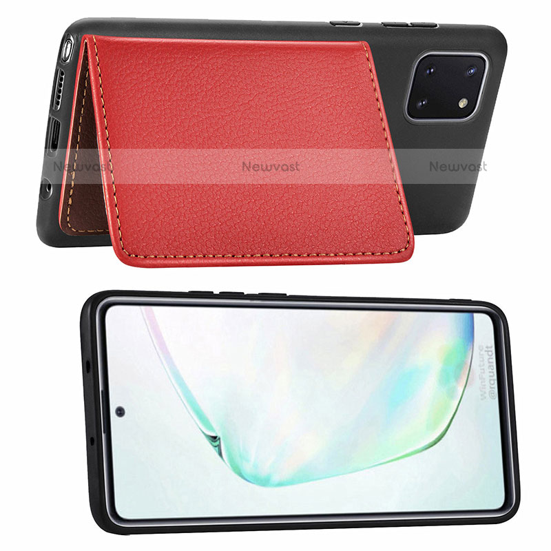 Ultra-thin Silicone Gel Soft Case Cover with Magnetic S15D for Samsung Galaxy Note 10 Lite