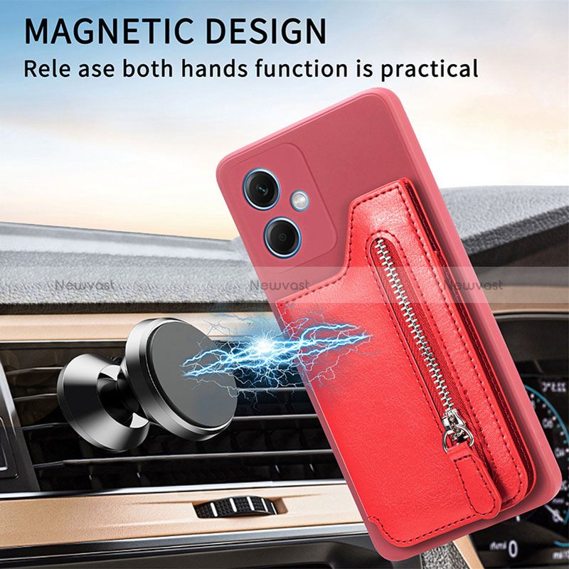 Ultra-thin Silicone Gel Soft Case Cover with Magnetic SD1 for Xiaomi Poco X5 5G