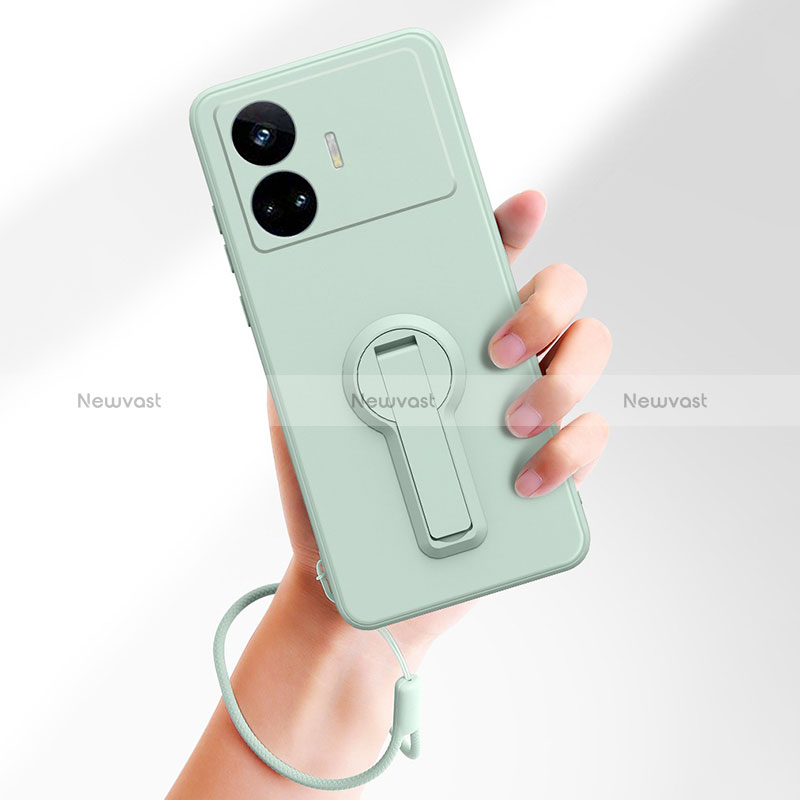 Ultra-thin Silicone Gel Soft Case Cover with Stand for Realme GT Neo5 SE 5G