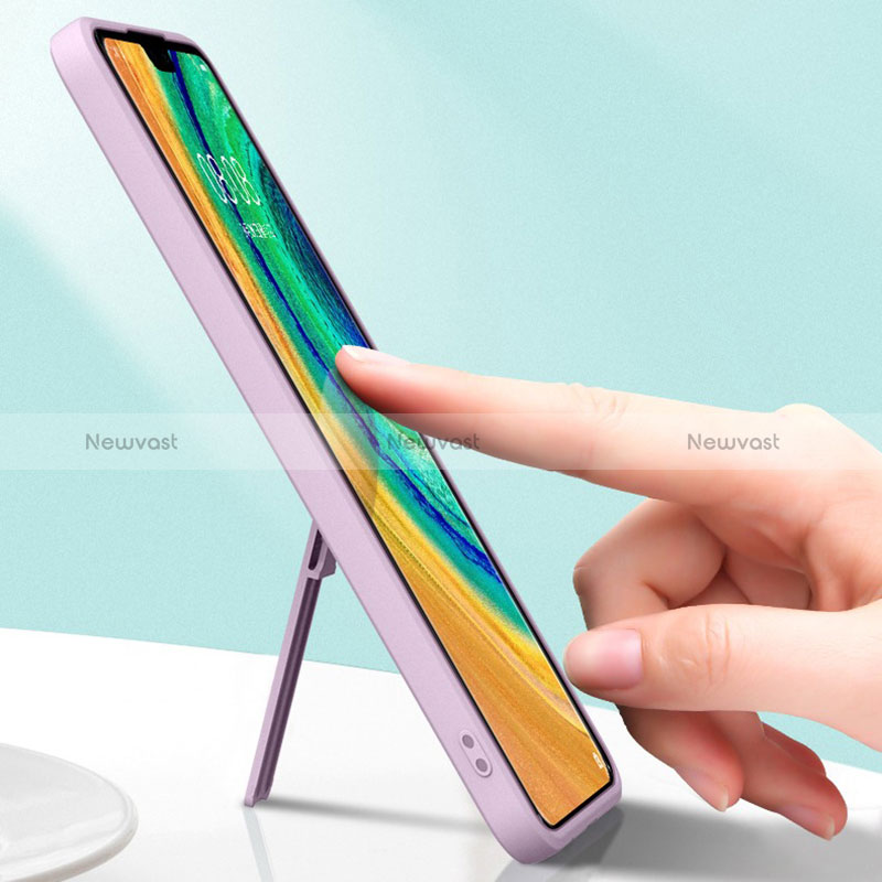 Ultra-thin Silicone Gel Soft Case Cover with Stand for Realme GT5 5G