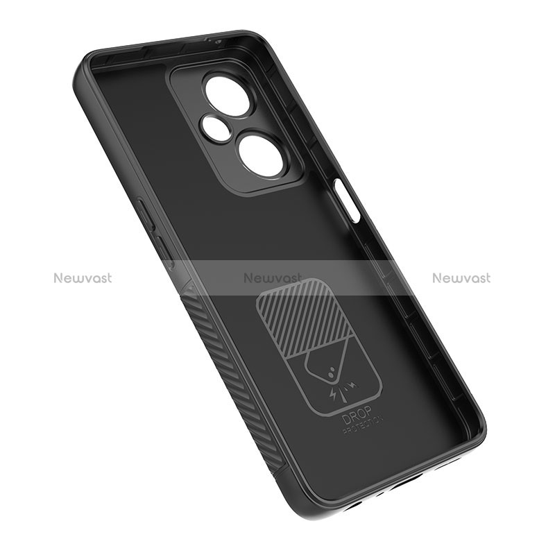 Ultra-thin Silicone Gel Soft Case Cover with Stand KC2 for OnePlus Nord CE 3 Lite 5G