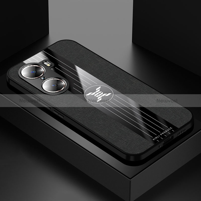 Ultra-thin Silicone Gel Soft Case Cover X01L for Huawei Honor 60 Pro 5G Black