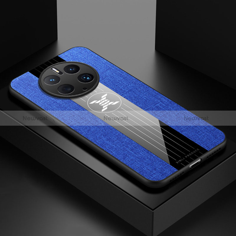 Ultra-thin Silicone Gel Soft Case Cover X01L for Huawei Mate 50 Pro Blue