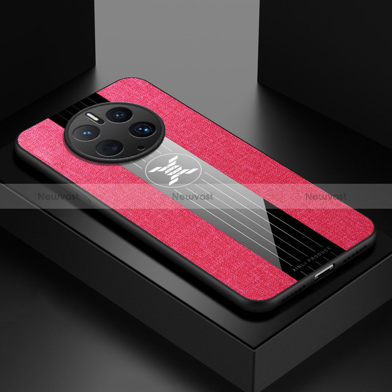 Ultra-thin Silicone Gel Soft Case Cover X01L for Huawei Mate 50 Pro Red