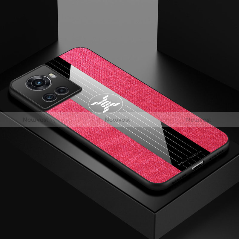 Ultra-thin Silicone Gel Soft Case Cover X01L for OnePlus 10R 5G Red