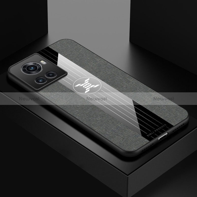 Ultra-thin Silicone Gel Soft Case Cover X01L for OnePlus Ace 5G Gray