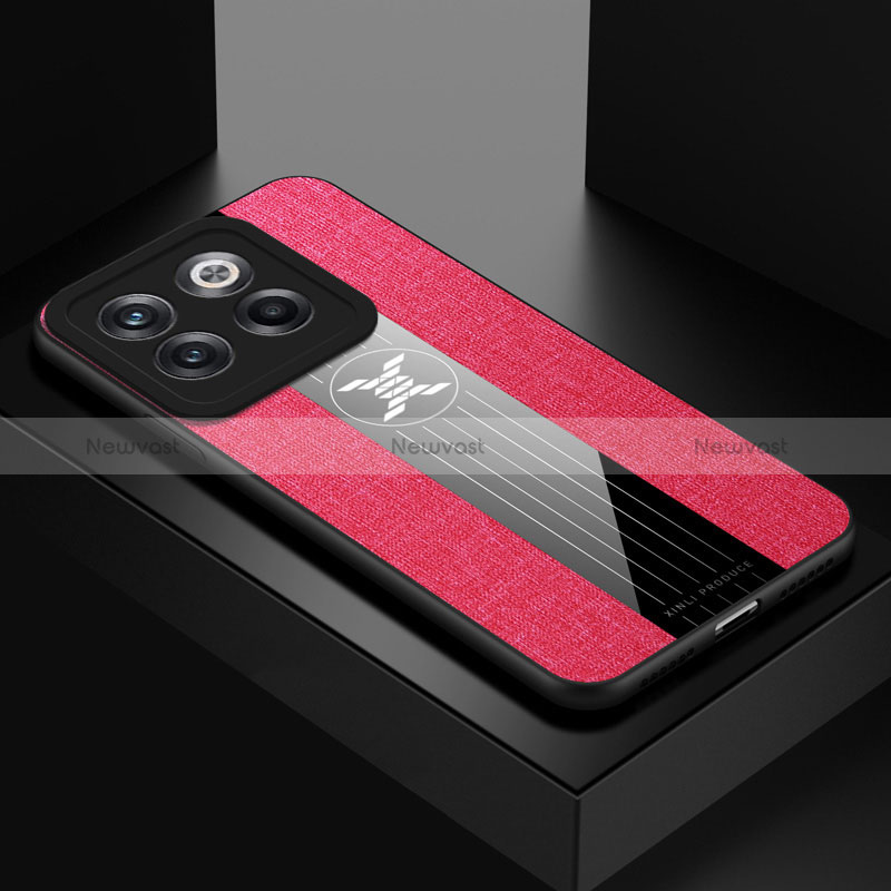 Ultra-thin Silicone Gel Soft Case Cover X01L for OnePlus Ace Pro 5G Red