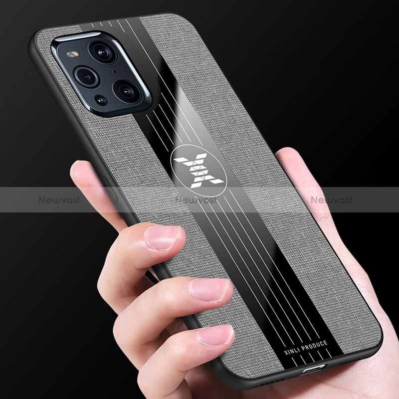 Ultra-thin Silicone Gel Soft Case Cover X01L for Oppo Find X3 5G