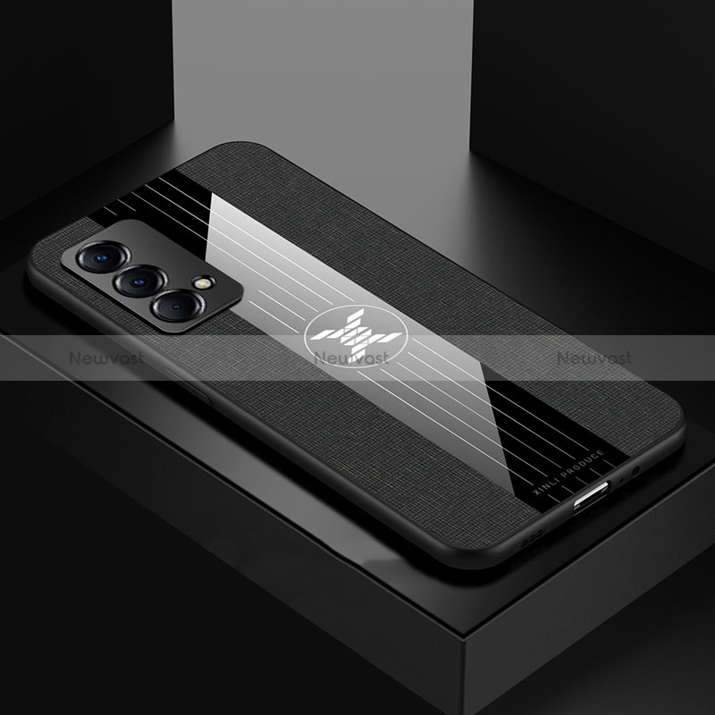 Ultra-thin Silicone Gel Soft Case Cover X01L for Realme GT Master 5G Black