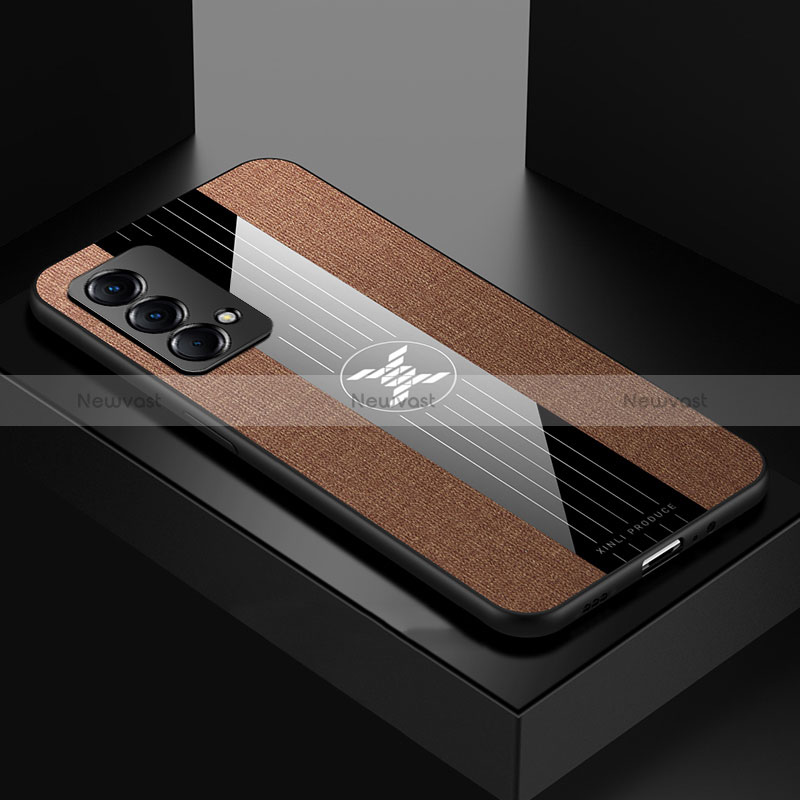 Ultra-thin Silicone Gel Soft Case Cover X01L for Realme GT Master 5G Brown