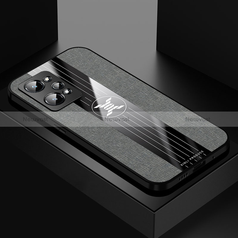 Ultra-thin Silicone Gel Soft Case Cover X01L for Realme GT Neo2 5G Gray