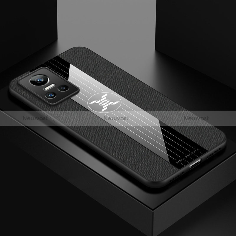 Ultra-thin Silicone Gel Soft Case Cover X01L for Realme GT Neo3 5G Black