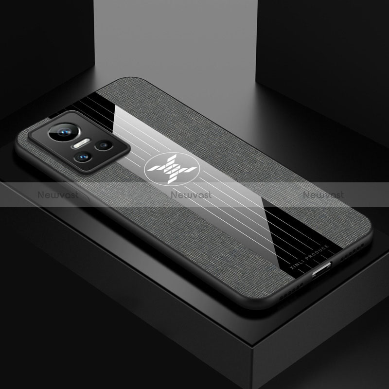 Ultra-thin Silicone Gel Soft Case Cover X01L for Realme GT Neo3 5G Gray