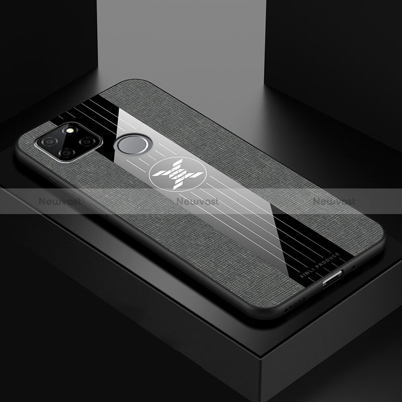 Ultra-thin Silicone Gel Soft Case Cover X01L for Realme V3 5G Gray