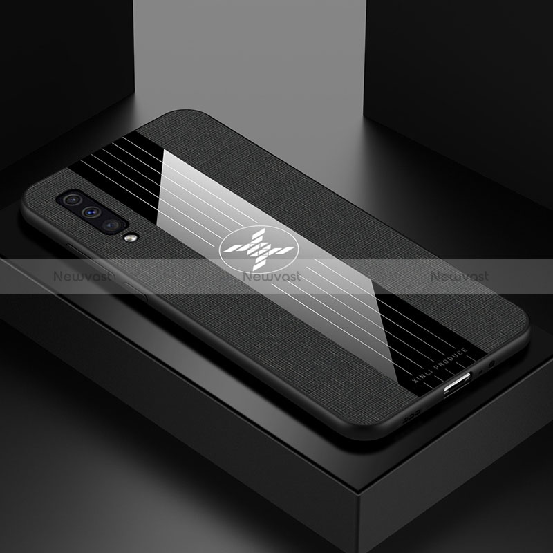 Ultra-thin Silicone Gel Soft Case Cover X01L for Samsung Galaxy A30S Black