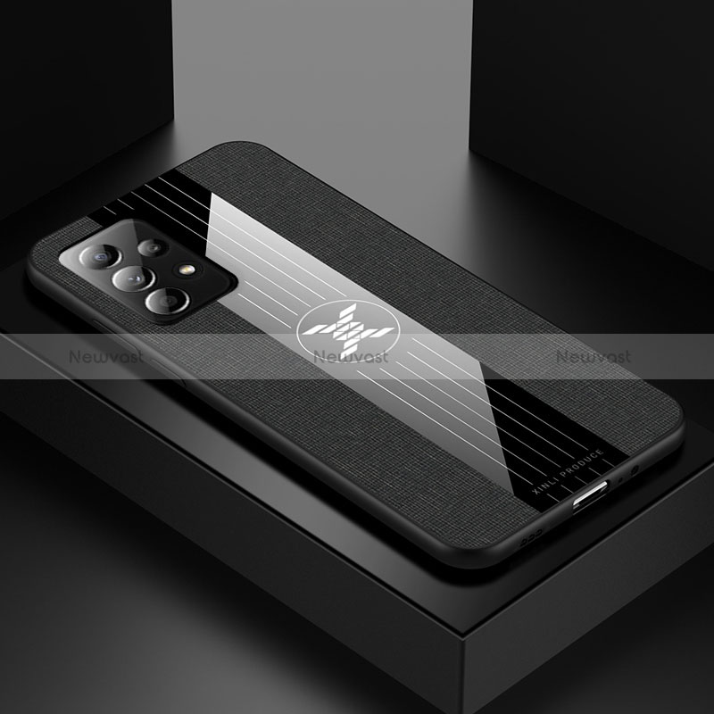 Ultra-thin Silicone Gel Soft Case Cover X01L for Samsung Galaxy A52s 5G Black