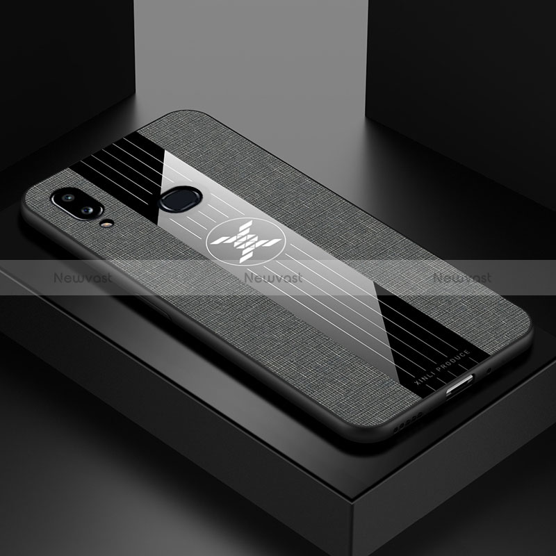 Ultra-thin Silicone Gel Soft Case Cover X01L for Samsung Galaxy M01s Gray