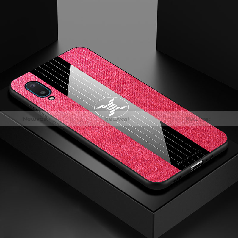 Ultra-thin Silicone Gel Soft Case Cover X01L for Samsung Galaxy M02 Red