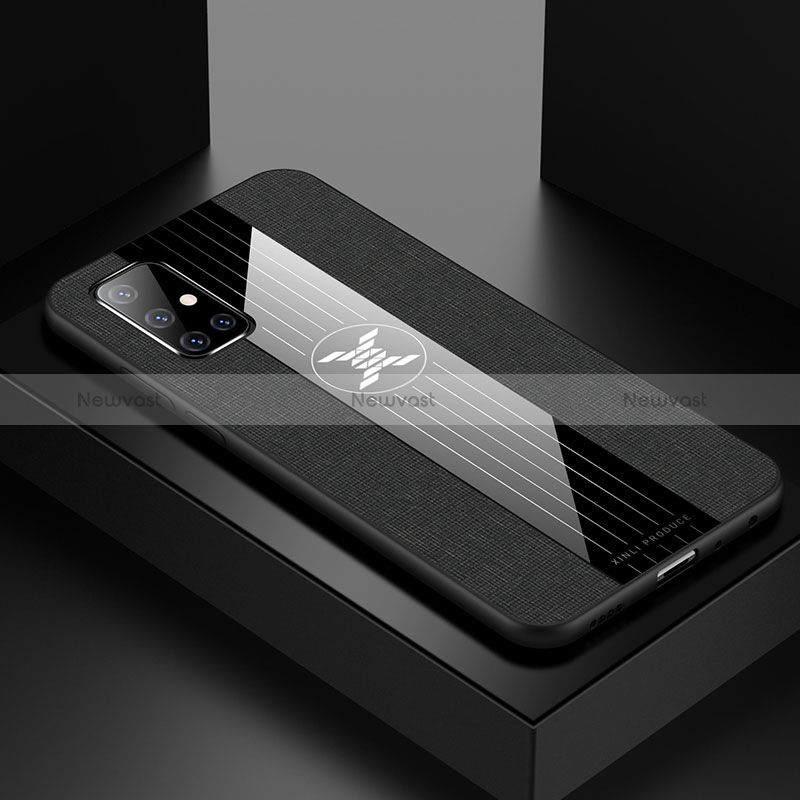 Ultra-thin Silicone Gel Soft Case Cover X01L for Samsung Galaxy M40S Black