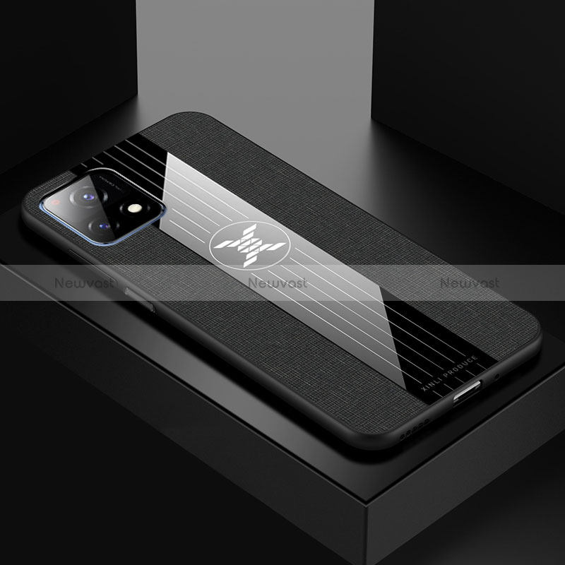 Ultra-thin Silicone Gel Soft Case Cover X01L for Vivo iQOO U3 5G Black