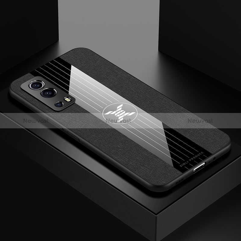 Ultra-thin Silicone Gel Soft Case Cover X01L for Vivo iQOO Z3 5G Black