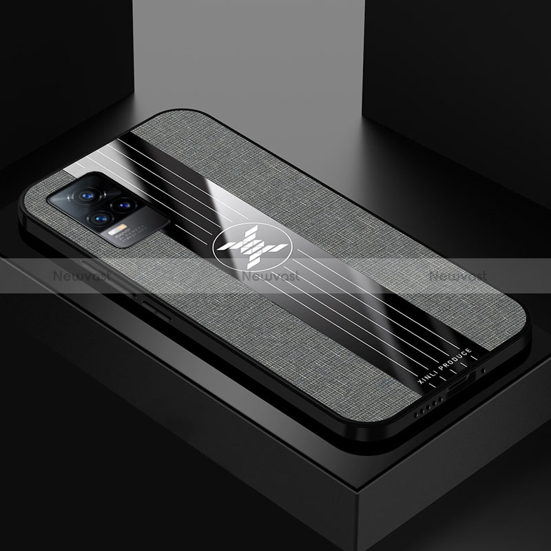 Ultra-thin Silicone Gel Soft Case Cover X01L for Vivo V21e 4G