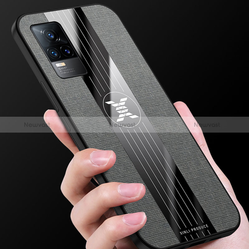 Ultra-thin Silicone Gel Soft Case Cover X01L for Vivo V21e 4G