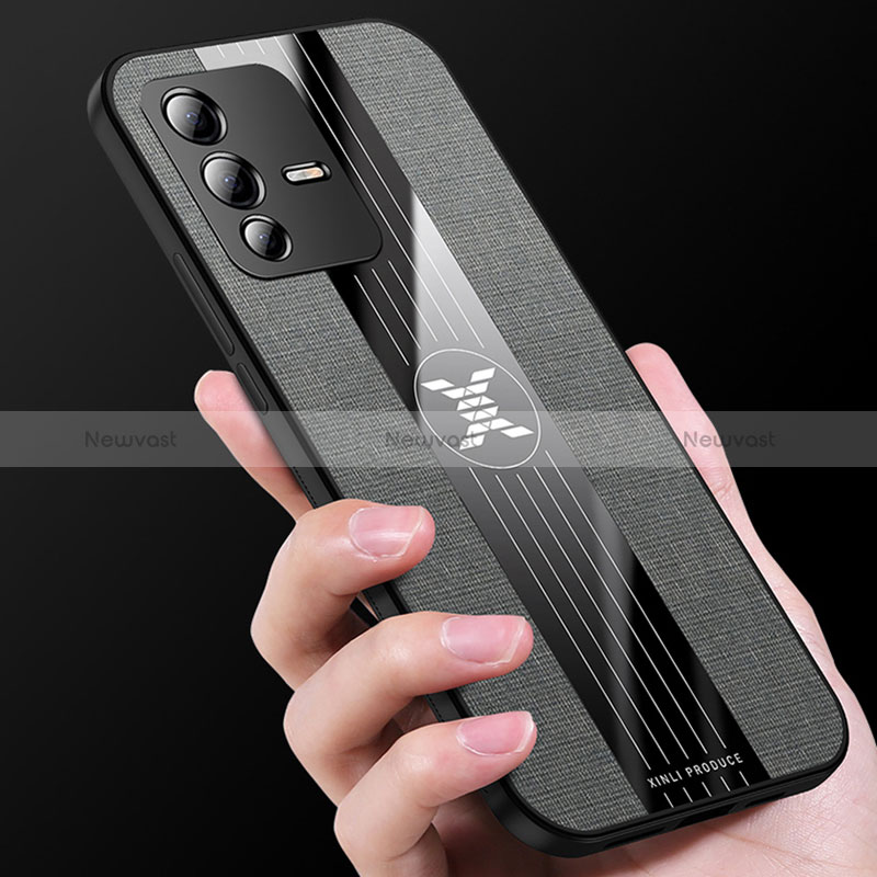 Ultra-thin Silicone Gel Soft Case Cover X01L for Vivo V23 Pro 5G