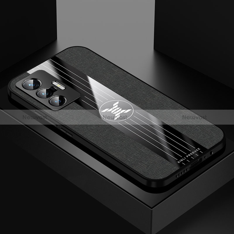 Ultra-thin Silicone Gel Soft Case Cover X01L for Vivo X70t Black